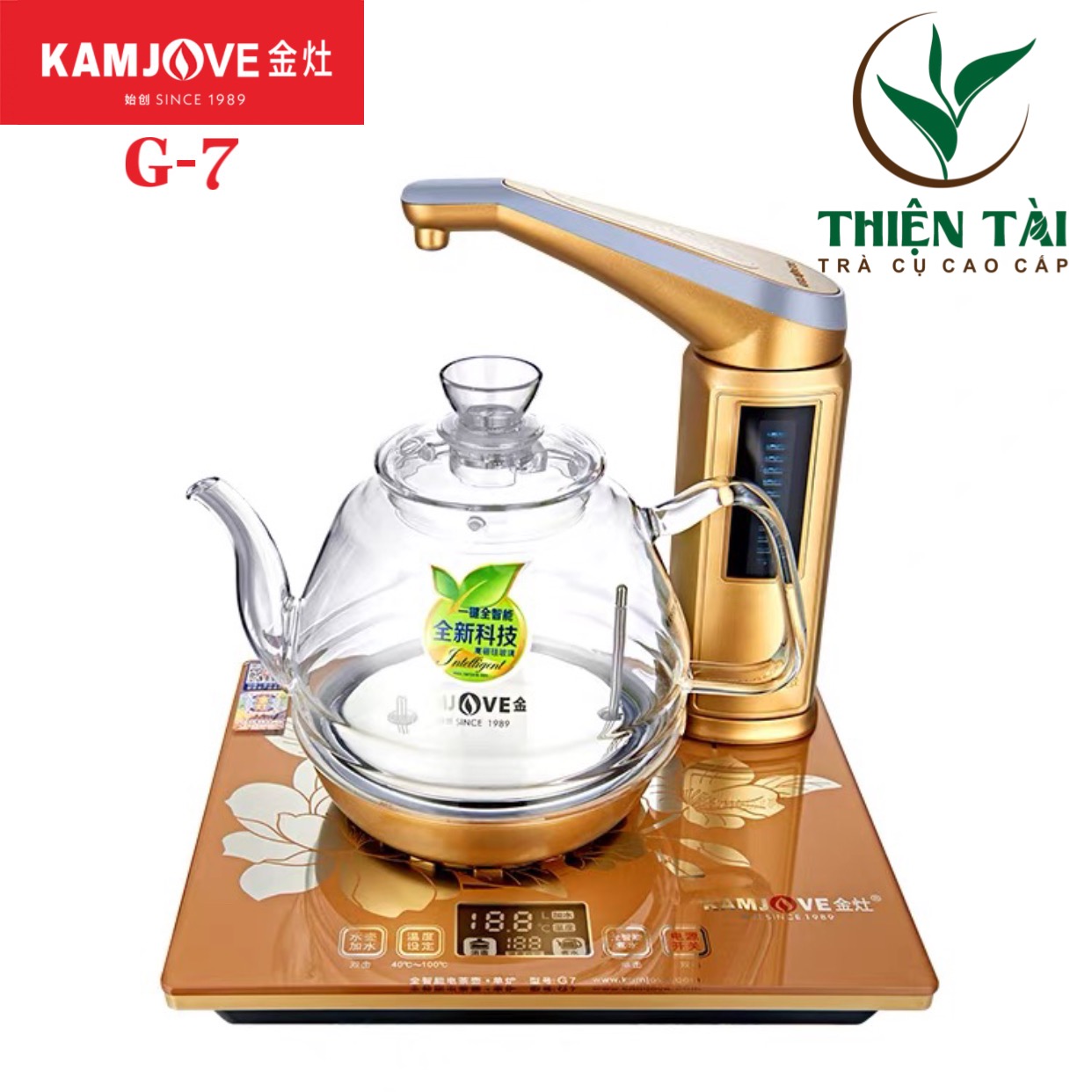 Ấm Điện Bàn Trà Thông Minh Kamjove G-7