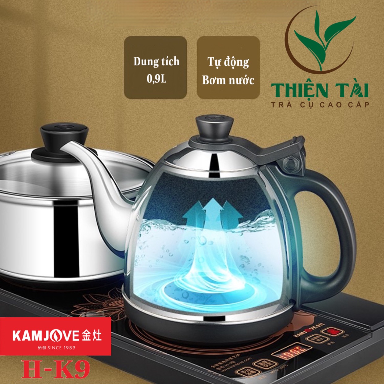 Bộ Ấm Điện Bàn Trà Thông Minh Kamjove H-K9