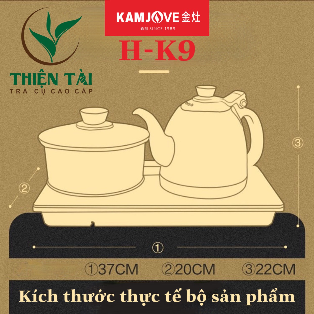 Bộ Ấm Điện Bàn Trà Thông Minh Kamjove H-K9