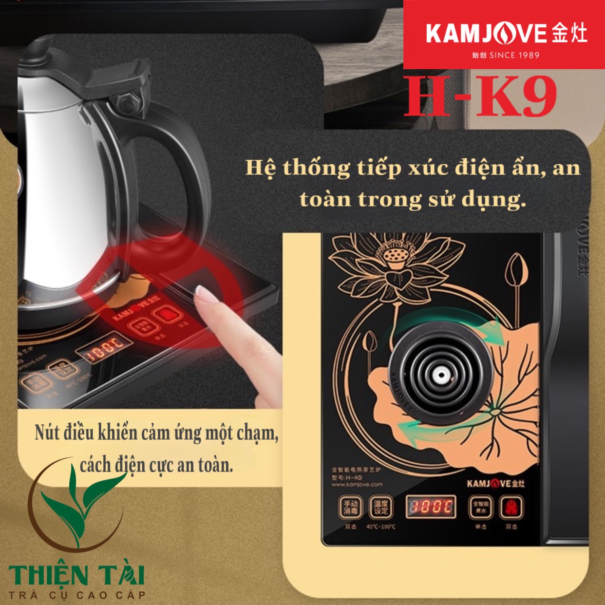 Bộ Ấm Điện Bàn Trà Thông Minh Kamjove H-K9