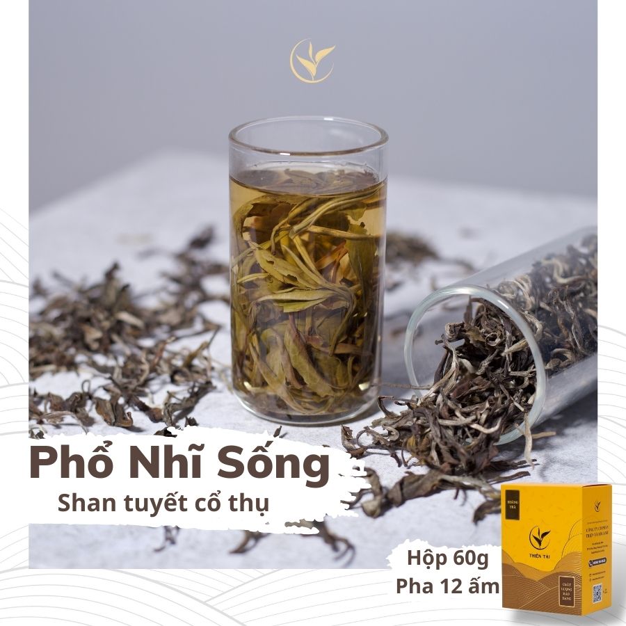 Trà Phổ Nhĩ Sống Rời (Hoàng Trà Shan Tuyết) Hảo hạng Hộp 60g