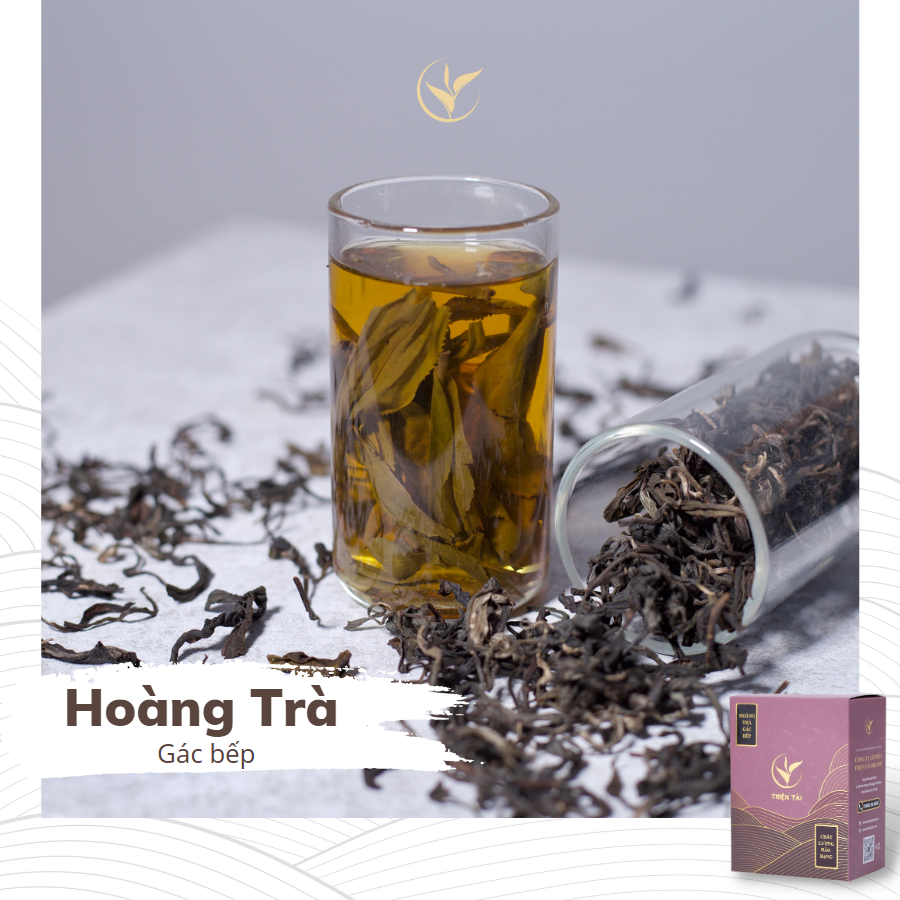 Trà Phổ Nhĩ Gác Bếp (Hoàng Trà Gác Bếp) Hảo Hạng Hộp 60g