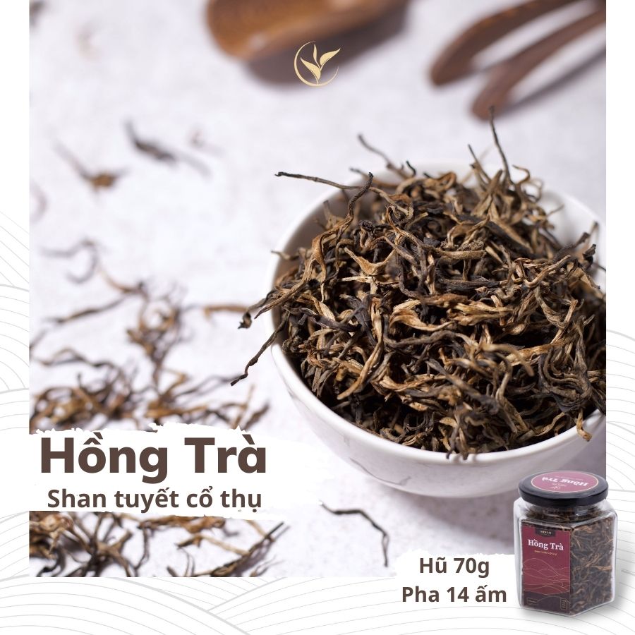 Hồng Trà Shan Tuyết Hũ Thủy Tinh 70g