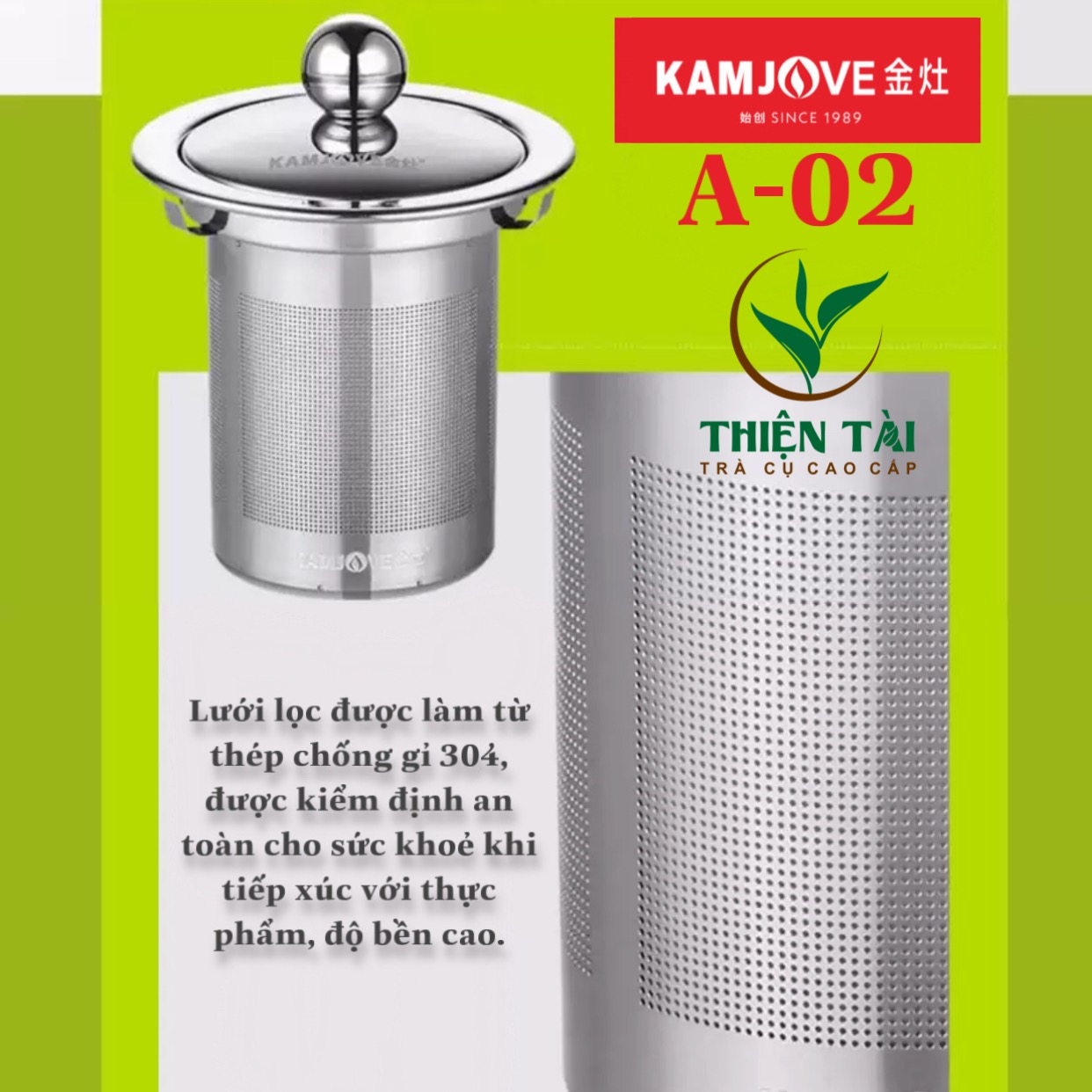 Ấm Pha Trà Thủy Tinh Kamjove A-02 (500ml)