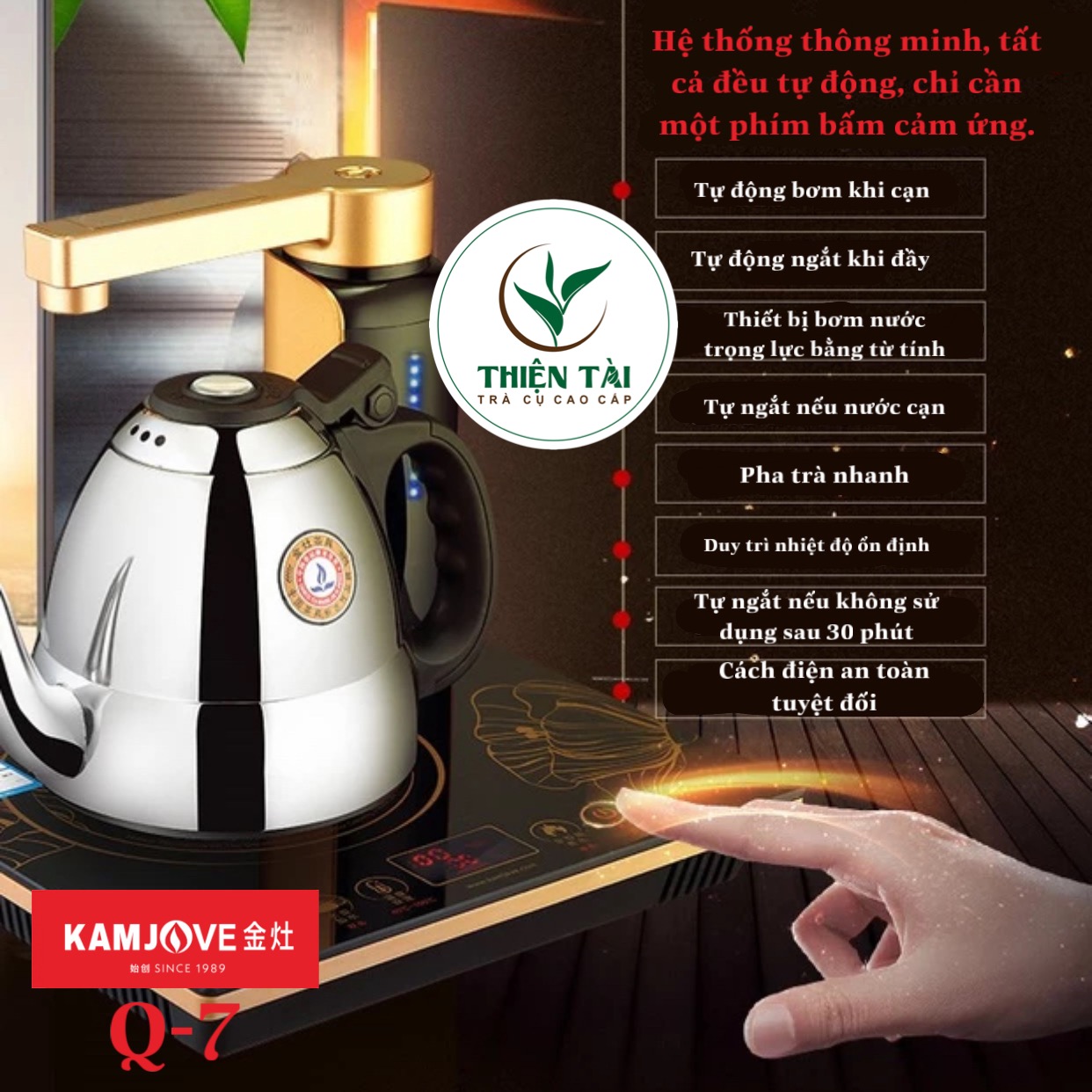 Ấm Từ Thông Minh Kamjove Q7