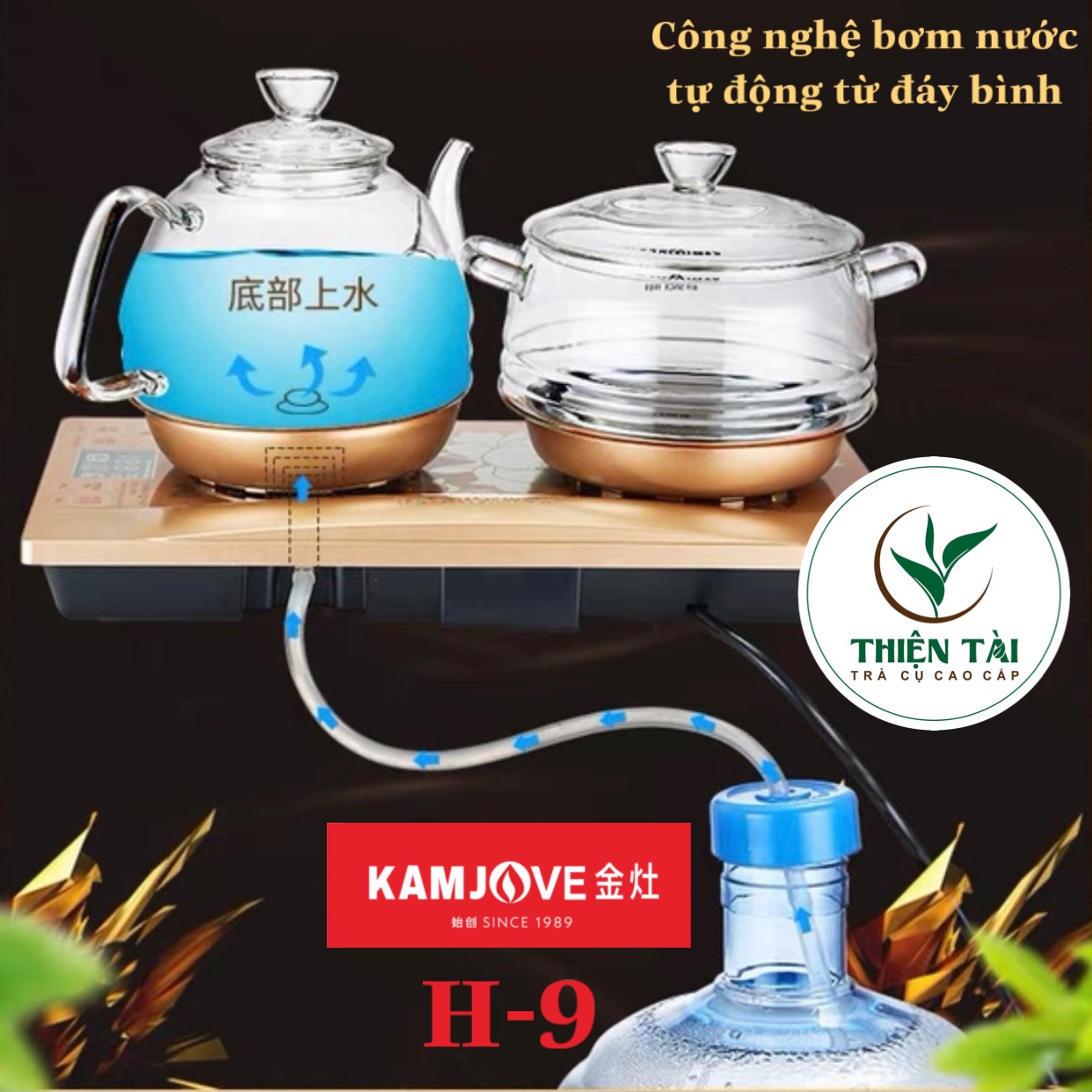 Bộ Ấm Điện Bàn Trà Thông Minh Kamjove H-9