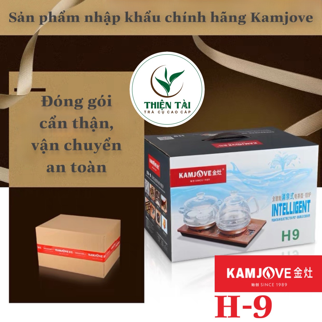 Bộ Ấm Điện Bàn Trà Thông Minh Kamjove H-9