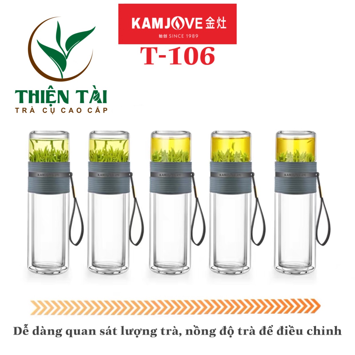 Bình Pha Trà Cá Nhân Kamjove T-106 (238ml)