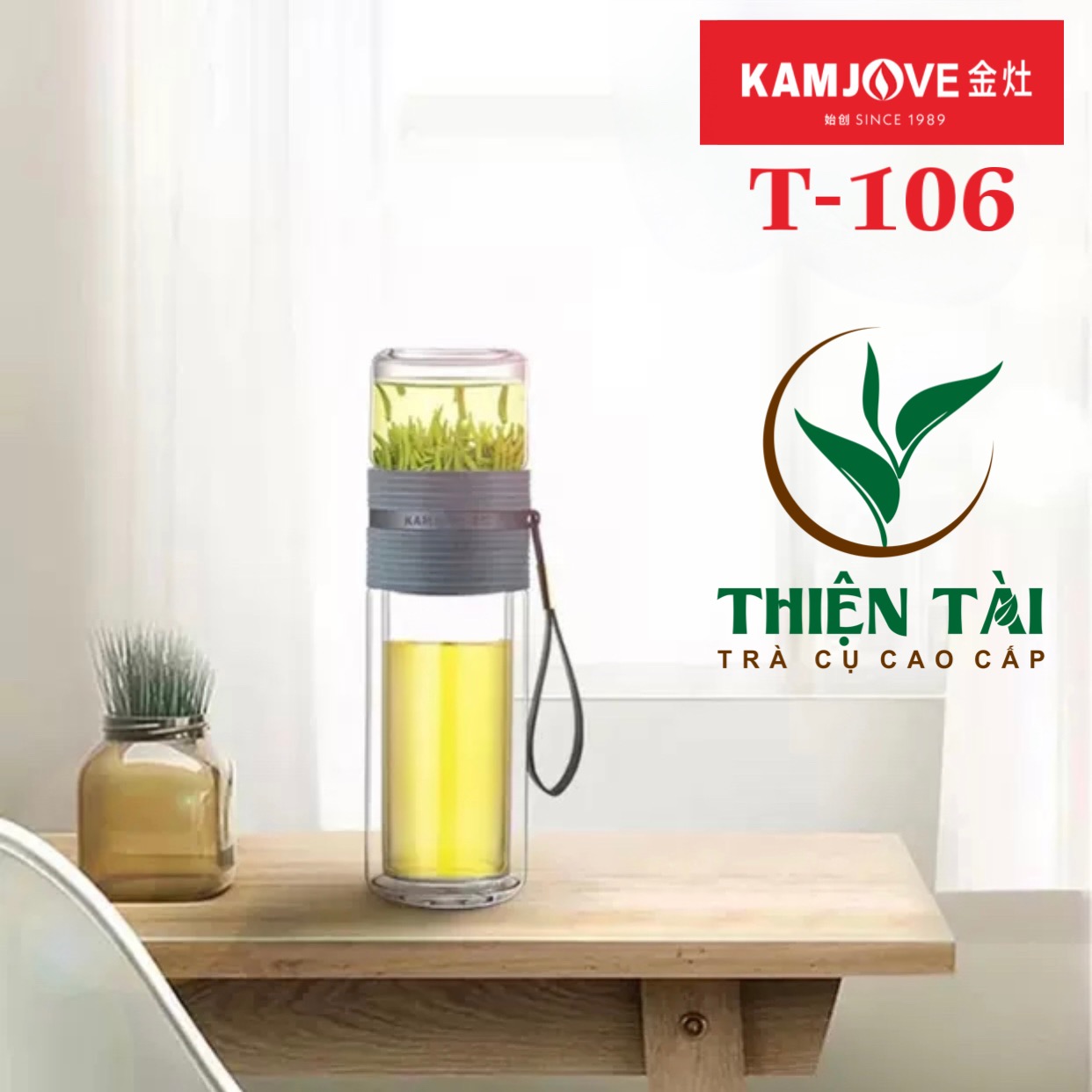 Bình Pha Trà Cá Nhân Kamjove T-106 (238ml)