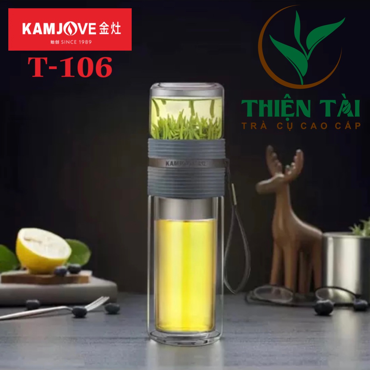 Bình Pha Trà Cá Nhân Kamjove T-106 (238ml)