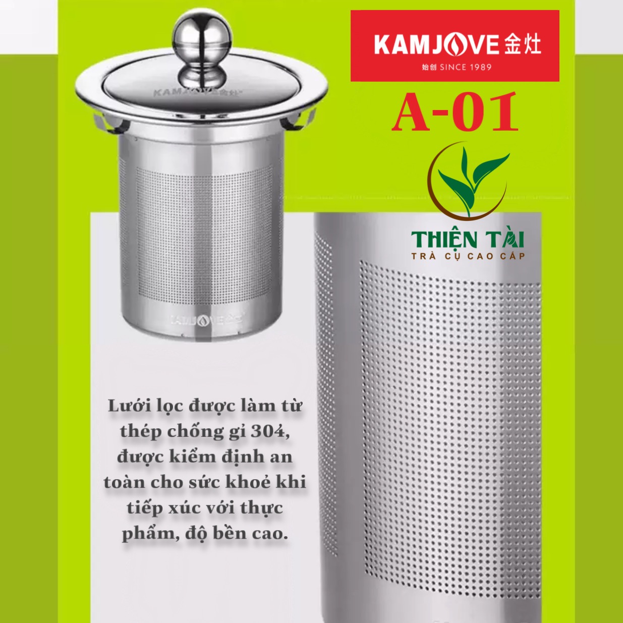 Ấm Pha Trà Thủy Tinh Kamjove A-01(350ml)