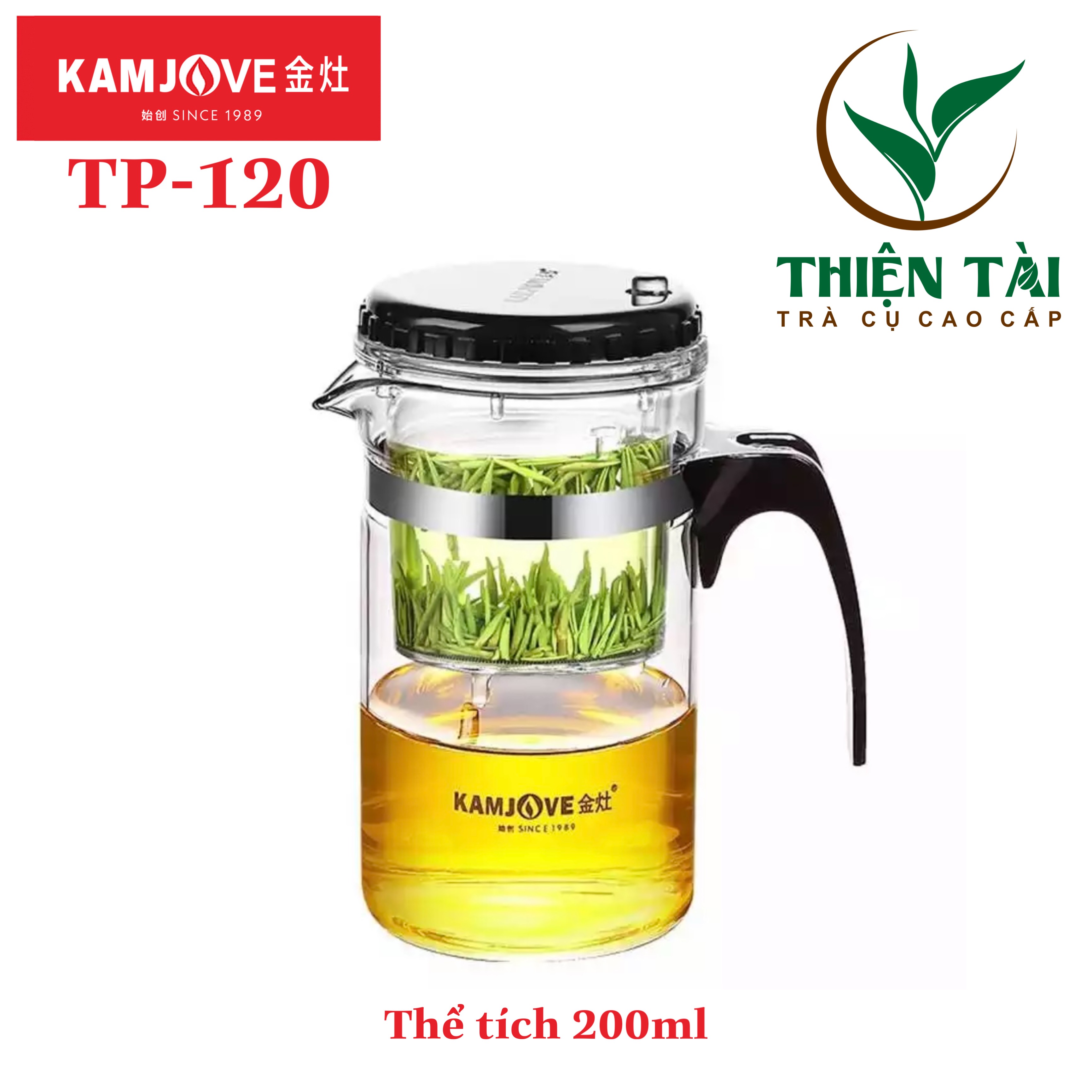 Bình Pha Trà Thông Minh Kamjove TP-120 (200ml)