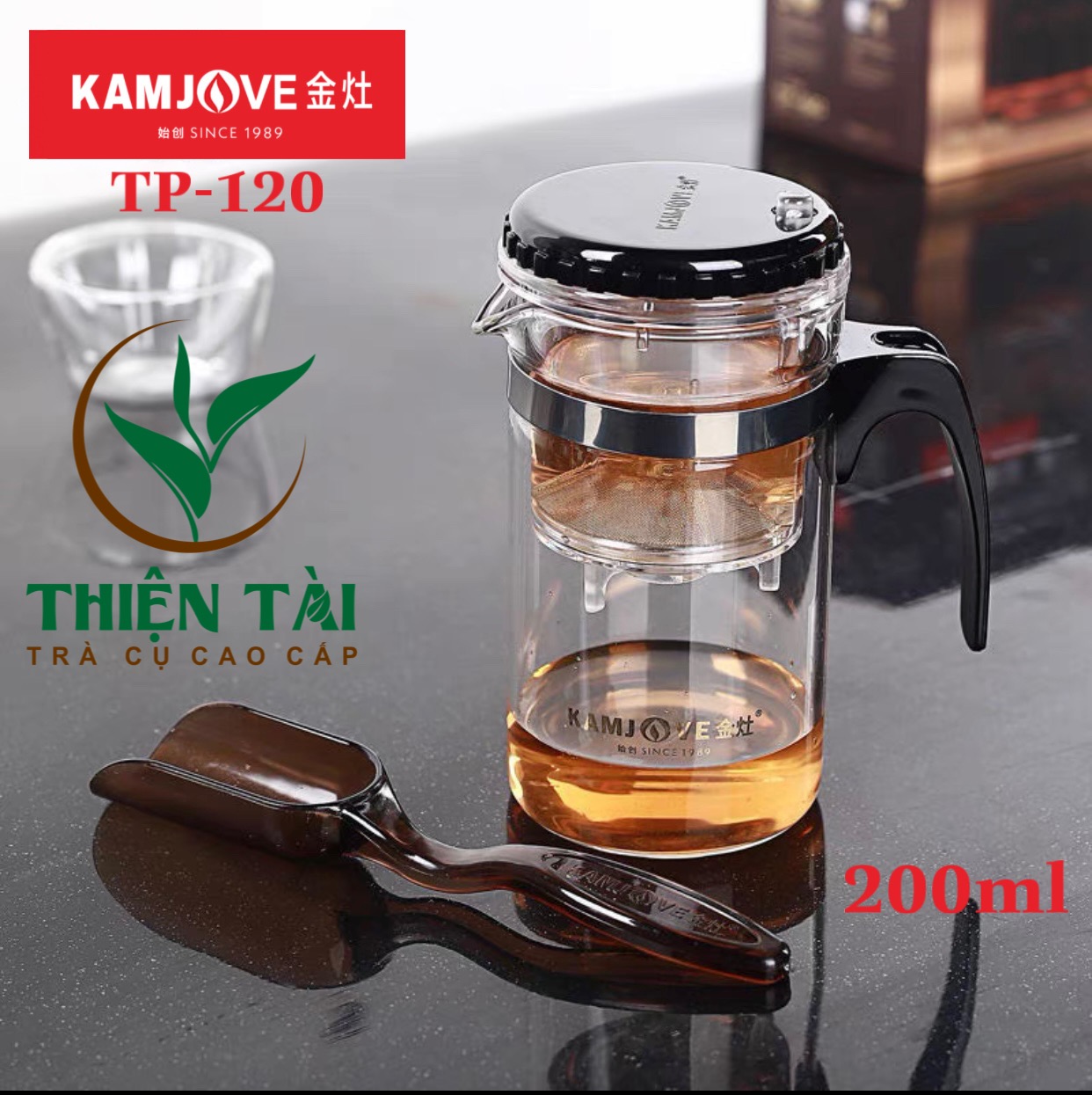Bình Pha Trà Thông Minh Kamjove TP-120 (200ml)