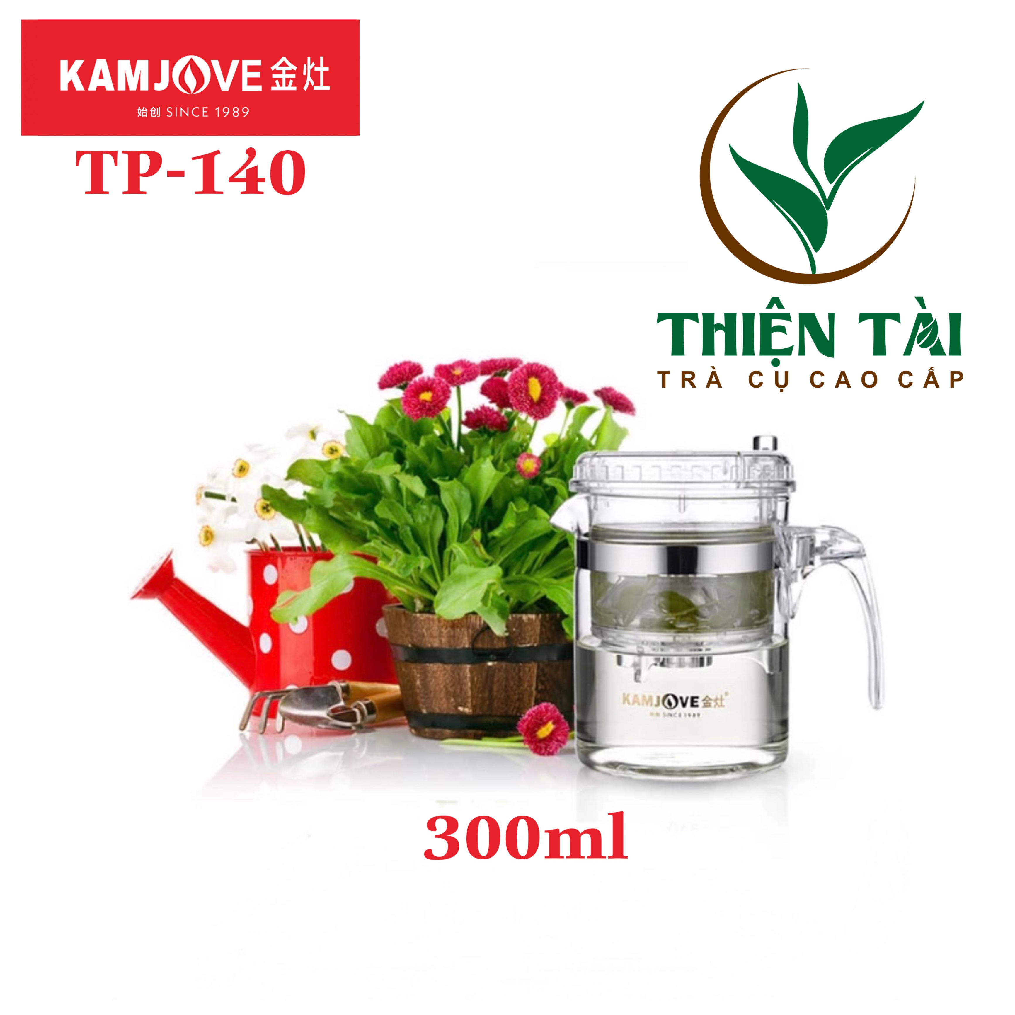 Bình Pha Trà Thông Minh Kamjove TP-140 (300ml)