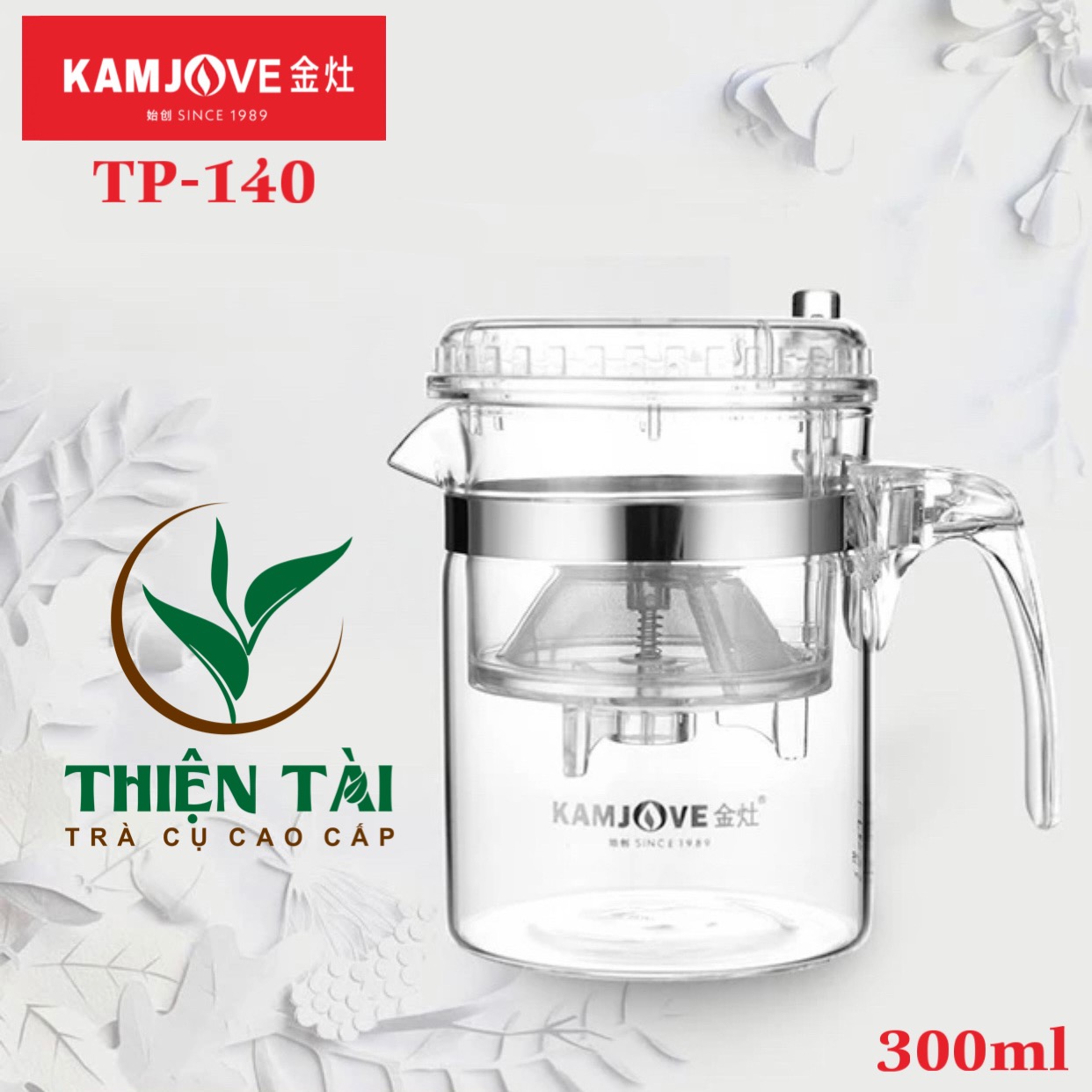 Bình Pha Trà Thông Minh Kamjove TP-140 (300ml)