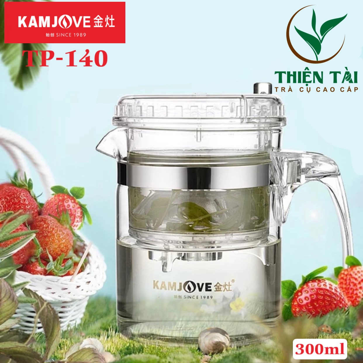 Bình Pha Trà Thông Minh Kamjove TP-140 (300ml)