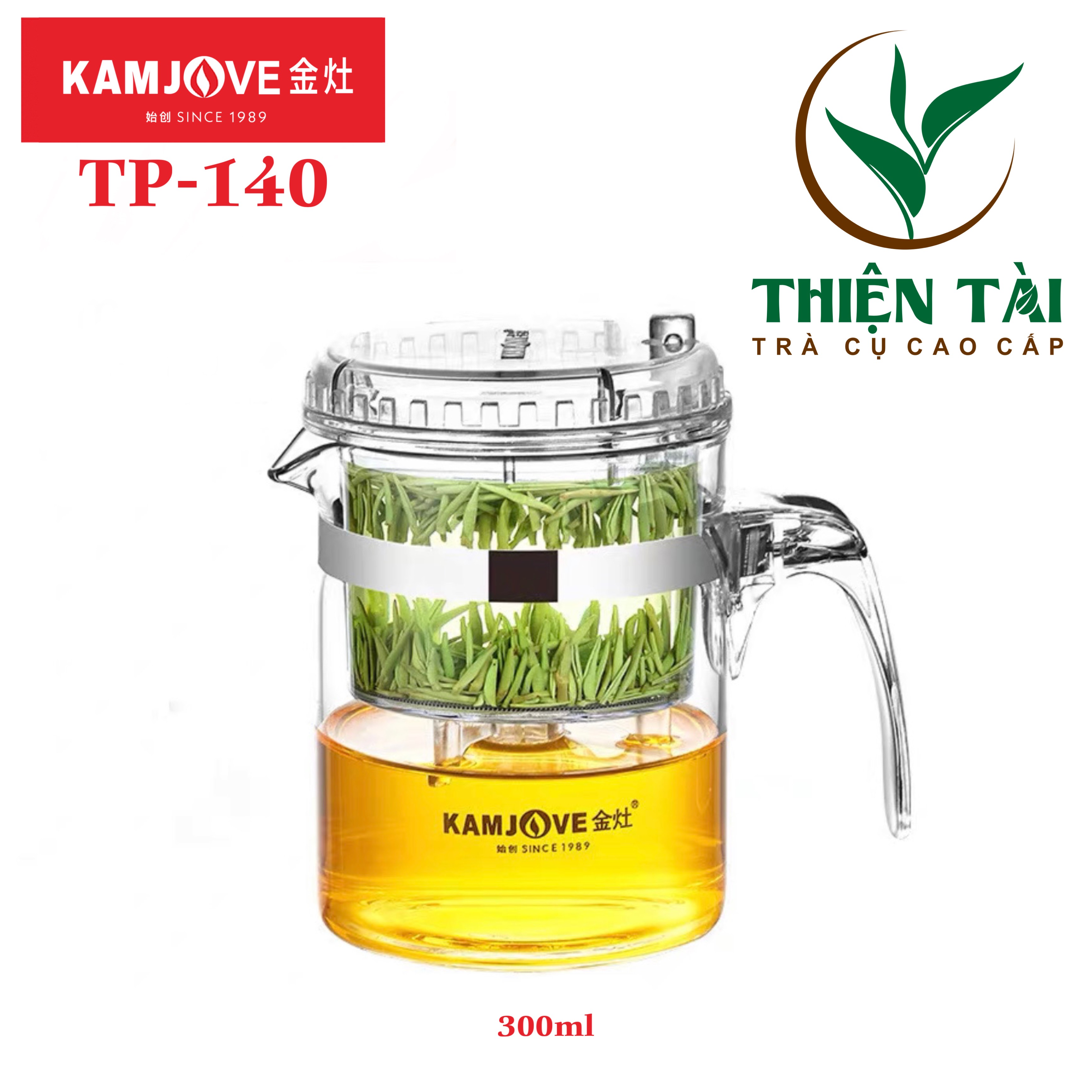 Bình Pha Trà Thông Minh Kamjove TP-140 (300ml)
