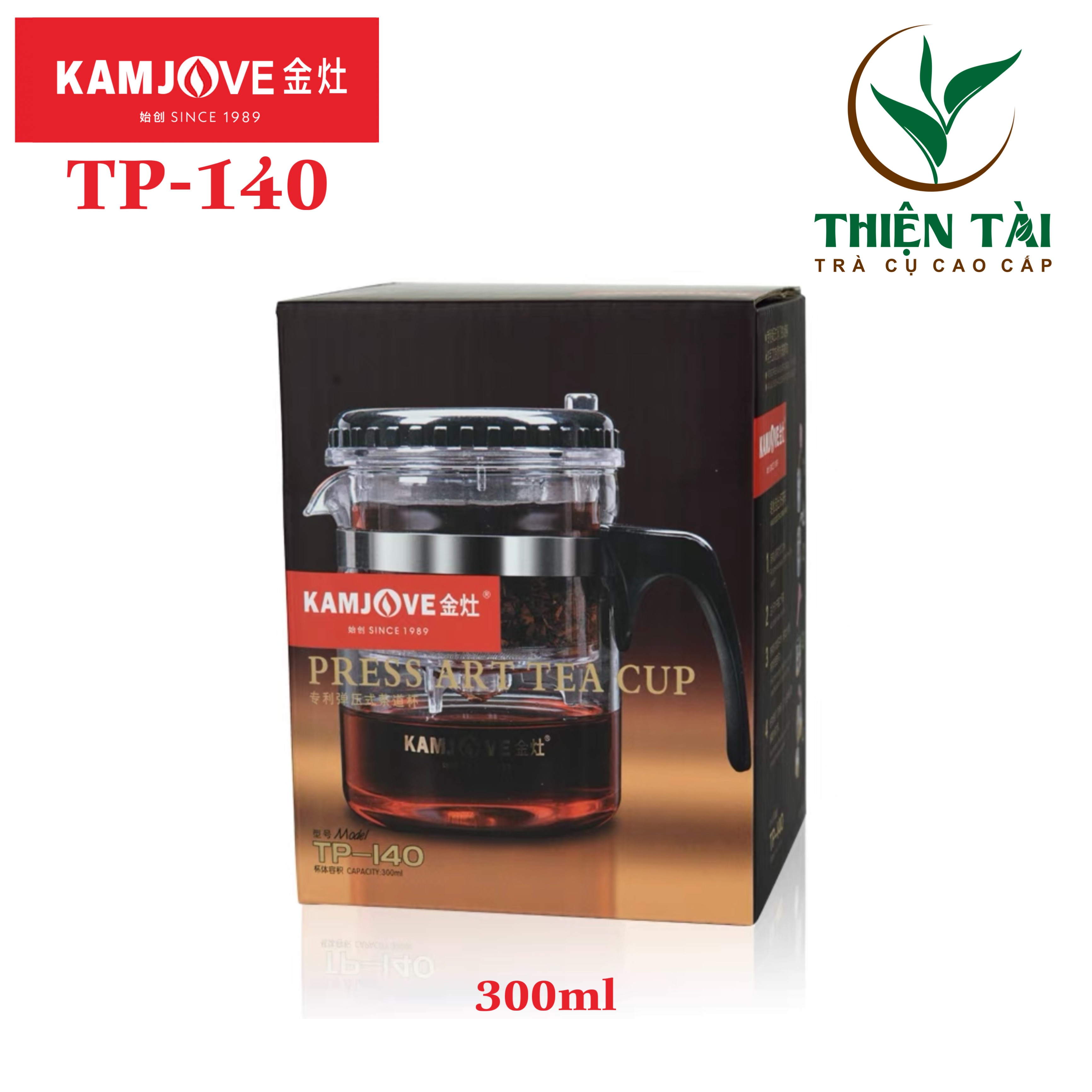 Bình Pha Trà Thông Minh Kamjove TP-140 (300ml)