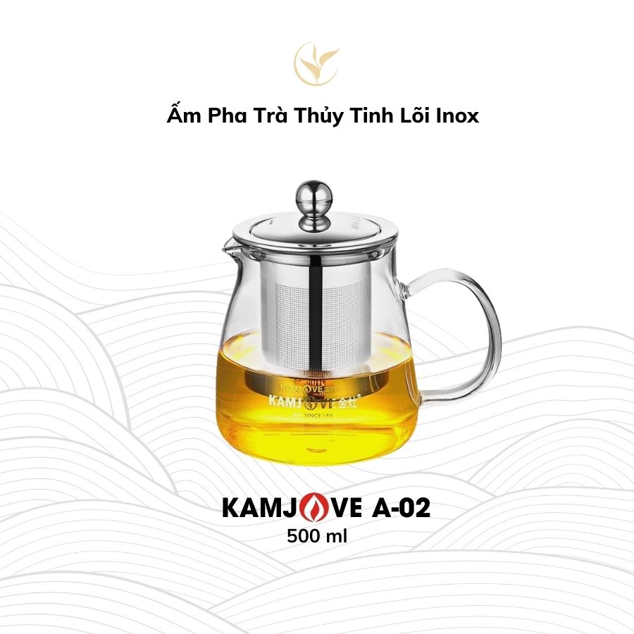 Ấm Pha Trà Thủy Tinh Kamjove A-02 (500ml)