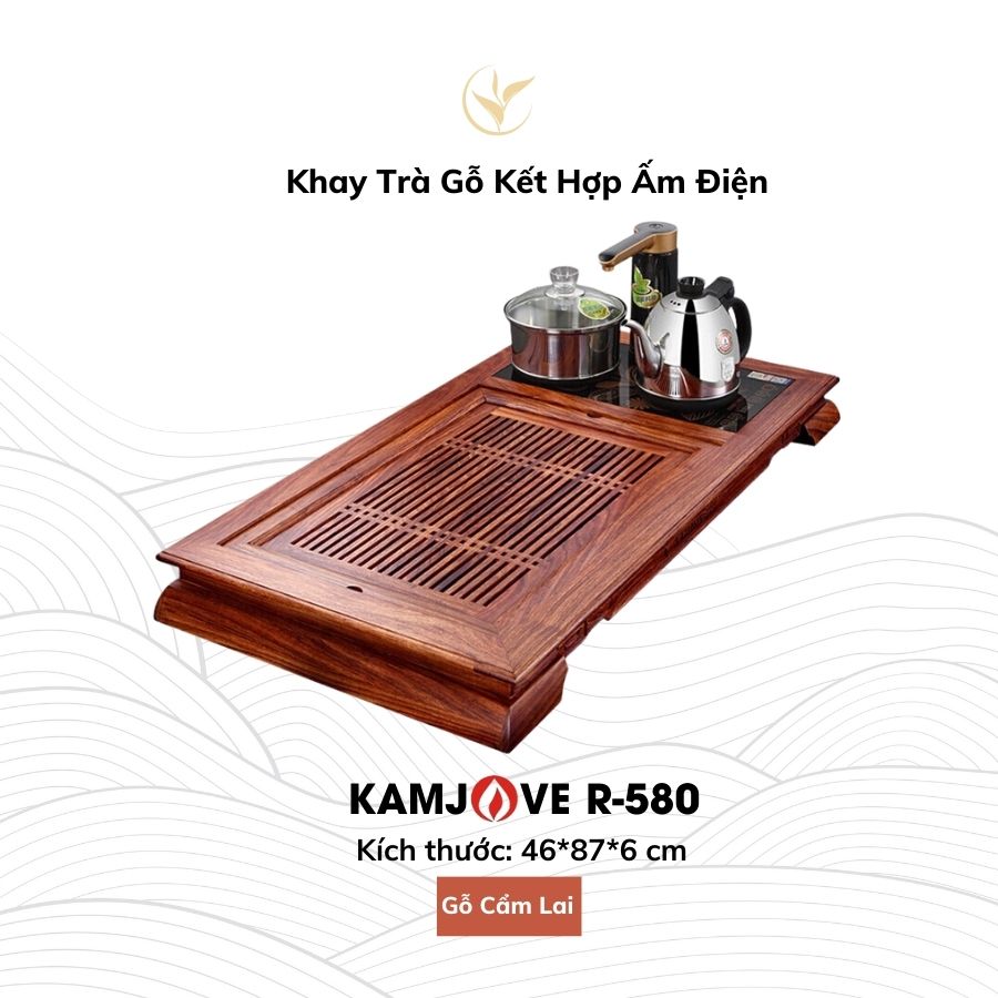 Bộ Bàn Trà Ấm Điện Chính Hãng Kamjove R-580