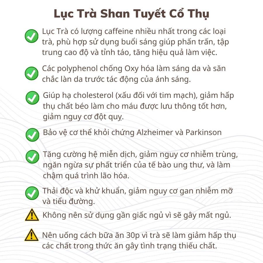 Lục Trà Shan Tuyết Cổ Thụ 1 tôm 1 lá -Túi 200gram tiêu dùng