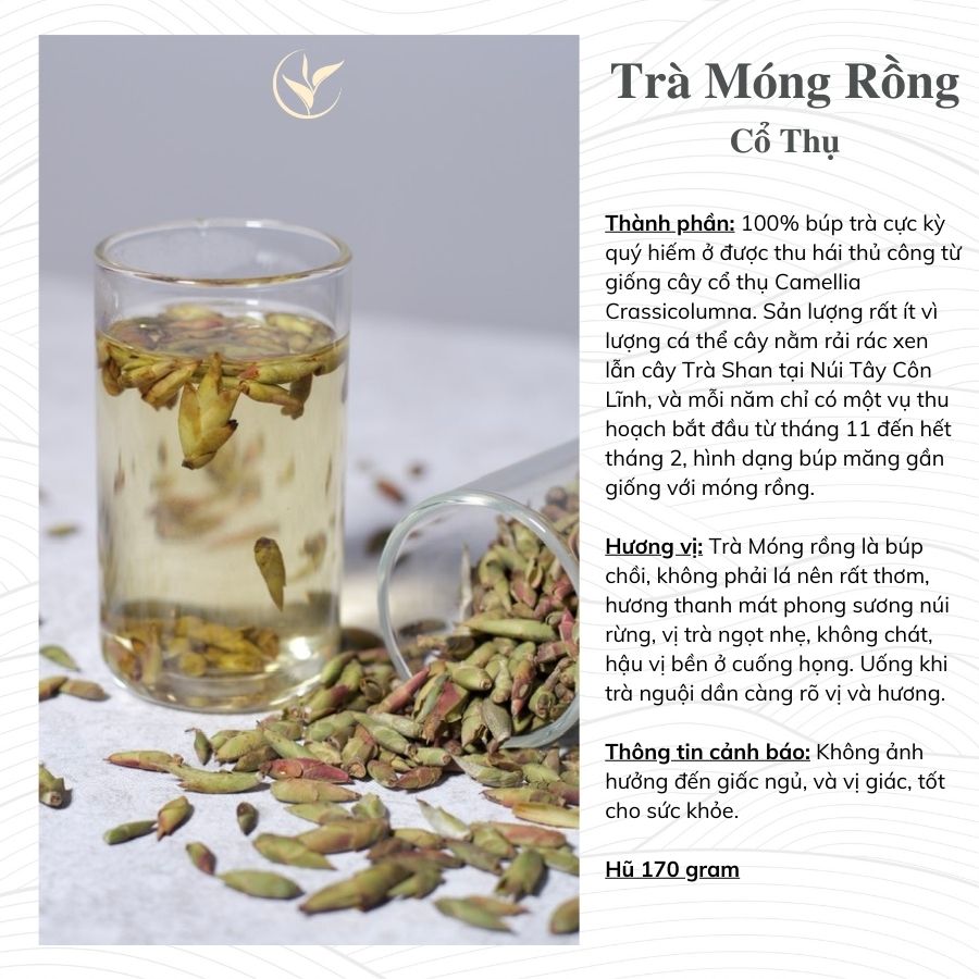 Trà Móng Rồng Hũ Thủy Tinh - 170g