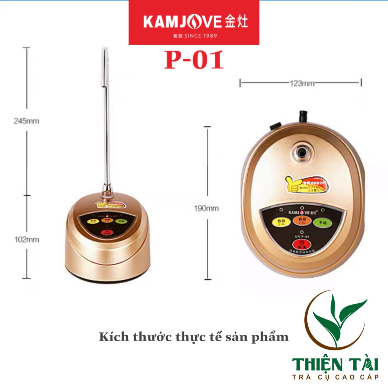 Vòi Bơm Nước Uống Để Bàn Kamjove P-01