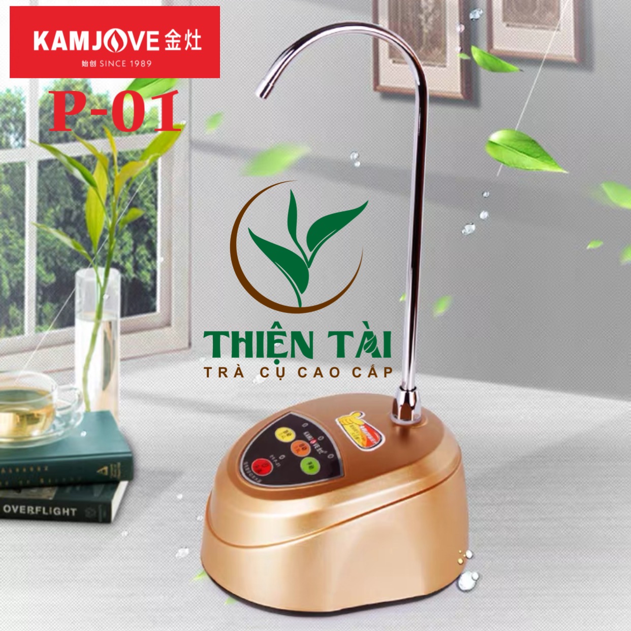 Vòi Bơm Nước Uống Để Bàn Kamjove P-01