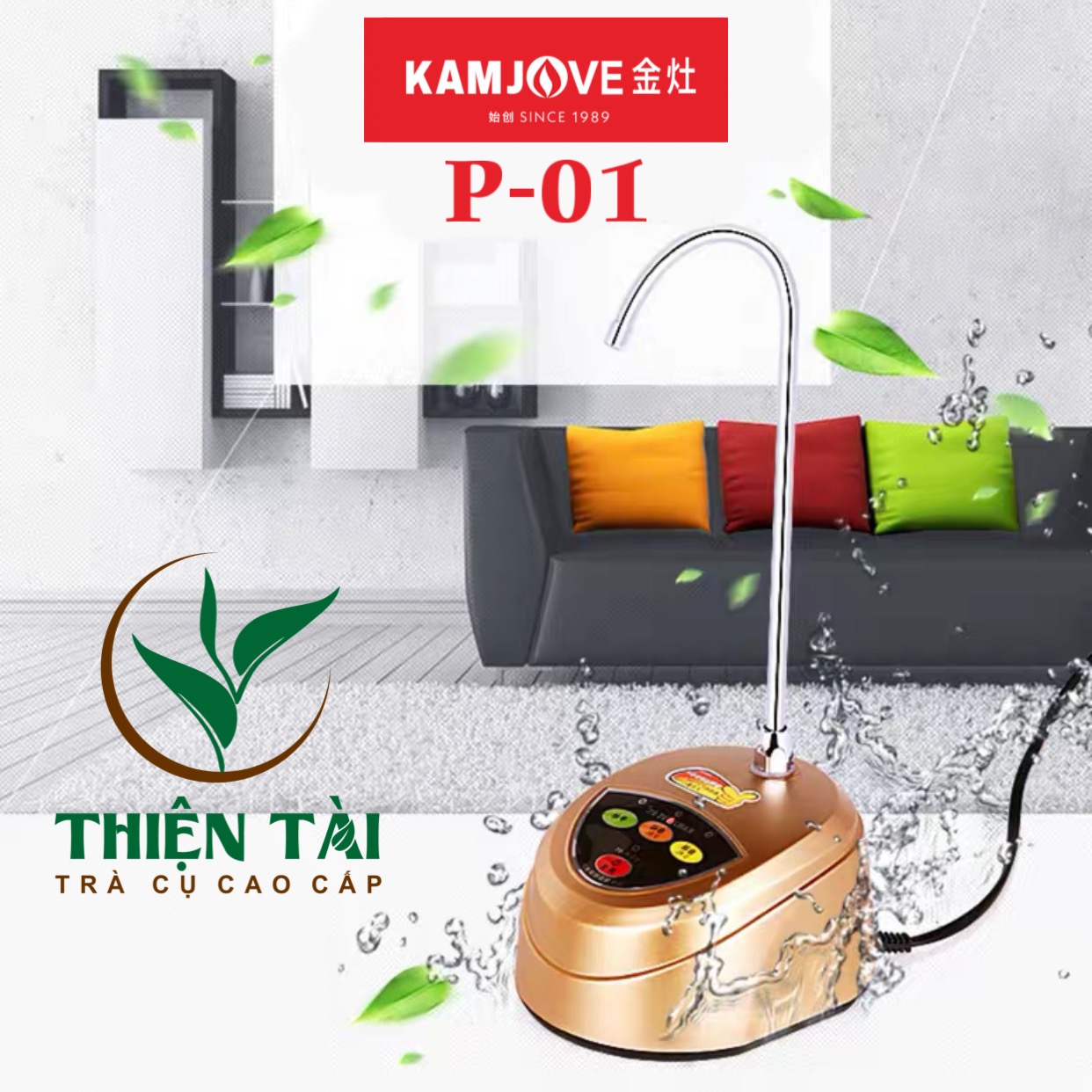 Vòi Bơm Nước Uống Để Bàn Kamjove P-01
