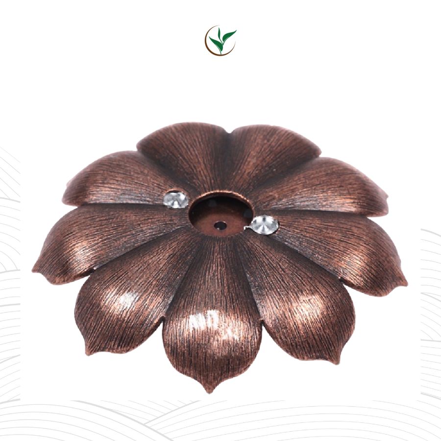 Đế Đốt Nụ Hương Bằng Đồng