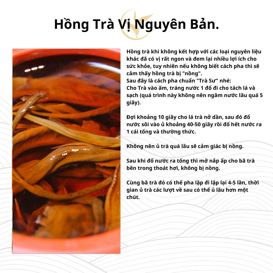 Hồng Trà Shan Tuyết Cổ Thụ 1 tôm 2 lá - Túi 200gram (Nguyên liệu pha chế)