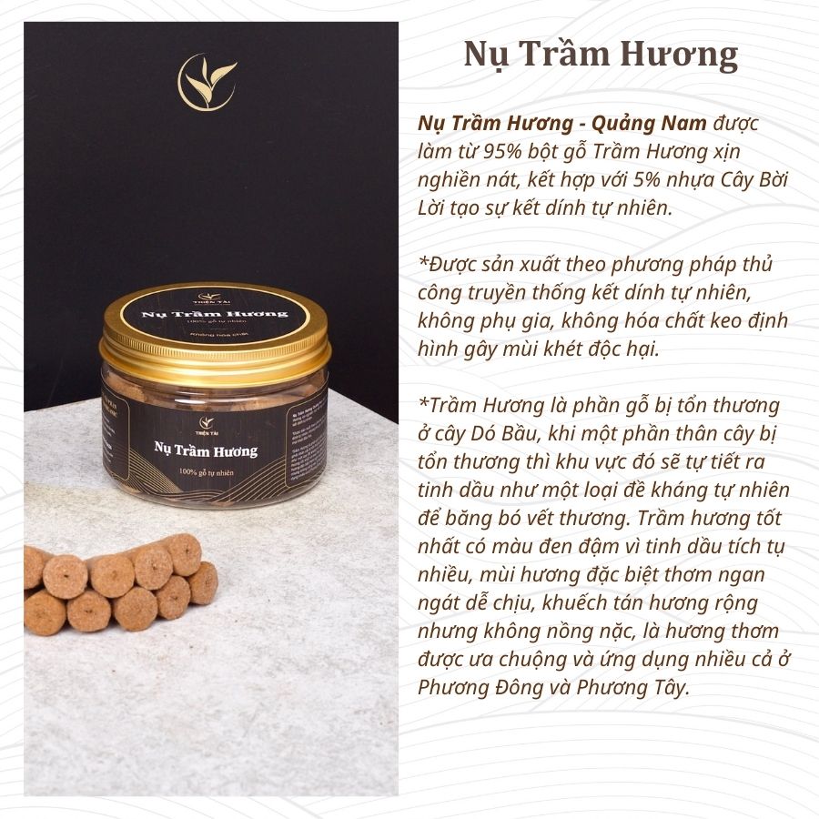 Nụ Trầm Hương Cao Cấp (hộp 38 nụ)