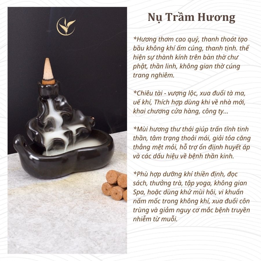 Nụ Trầm Hương Cao Cấp (hộp 38 nụ)