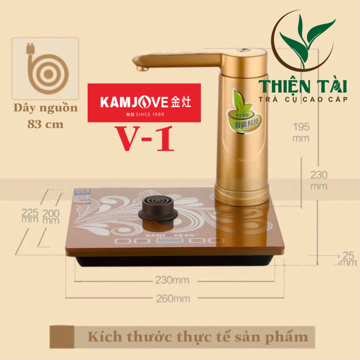 Ấm Điện Bàn Trà Thông Minh Kamjove V-1