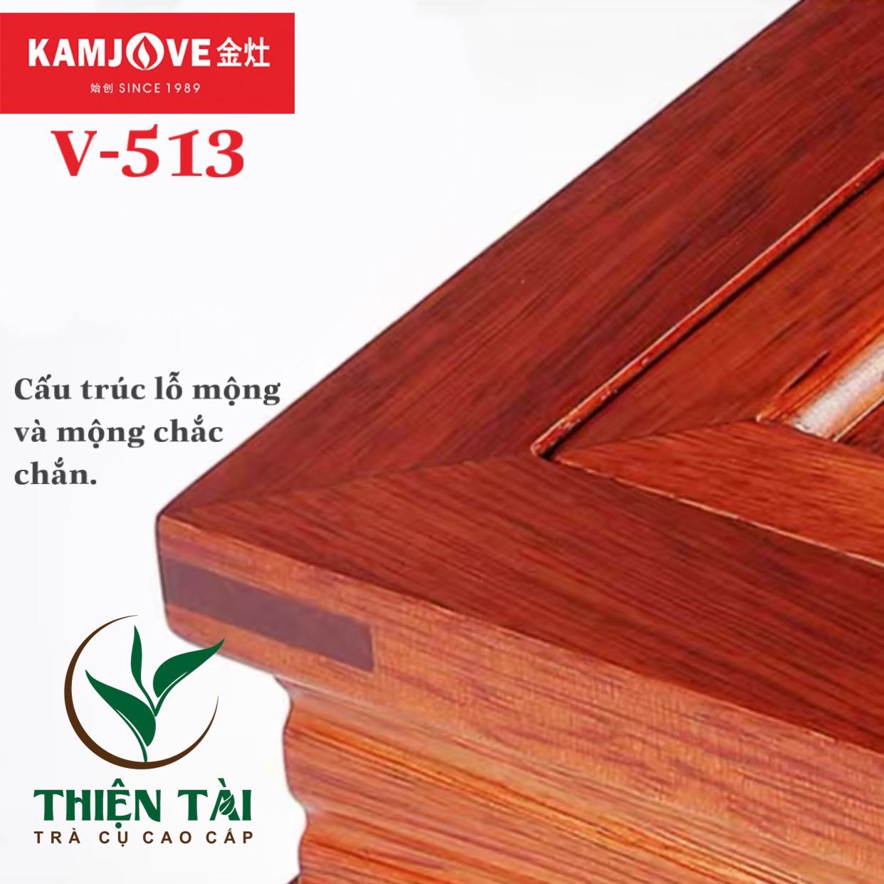 Bộ Bàn Trà Ấm Điện Chính Hãng Kamjove V-513