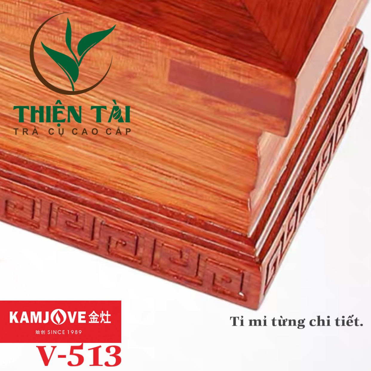 Bộ Bàn Trà Ấm Điện Chính Hãng Kamjove V-513