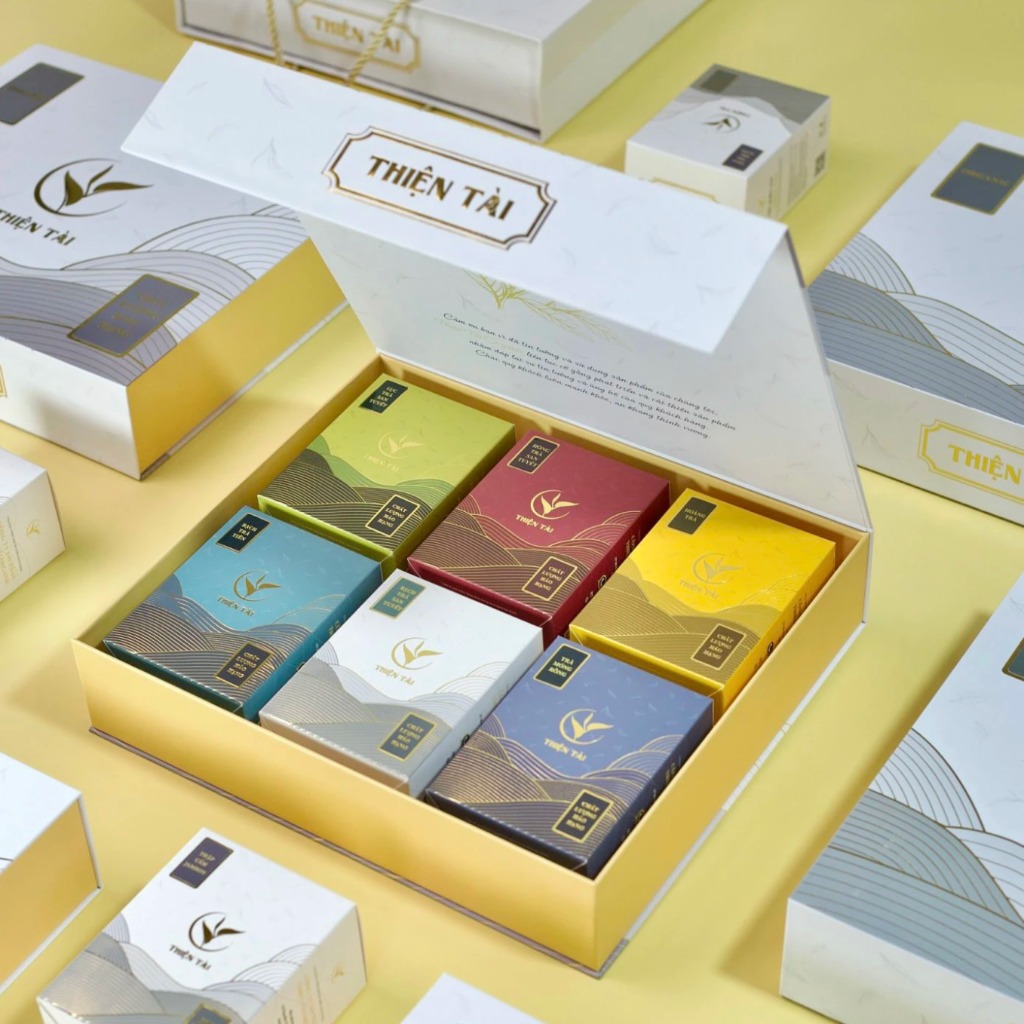 Hộp Quà Tặng 6 Loại Trà Quý