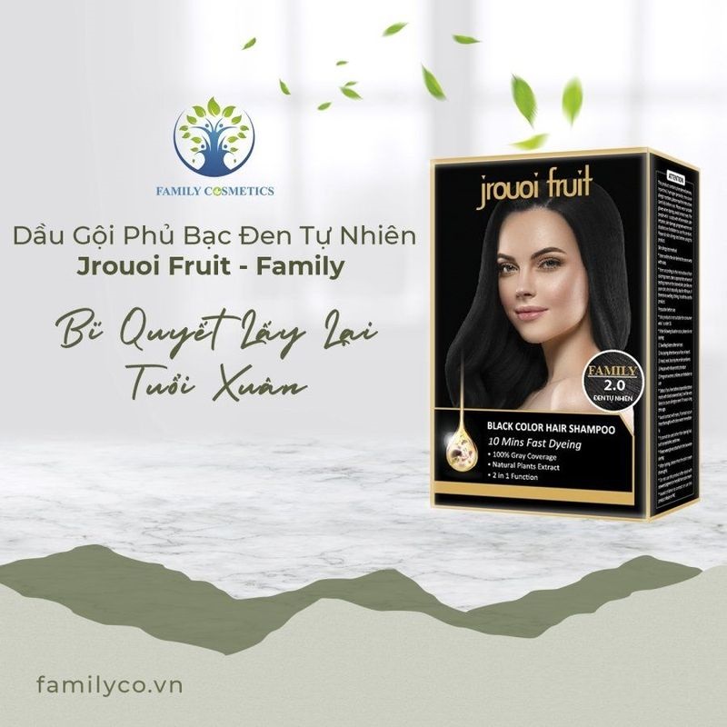 Sản phẩm dầu gội Jrouoi Fruit Family là sự lựa chọn đúng đắn