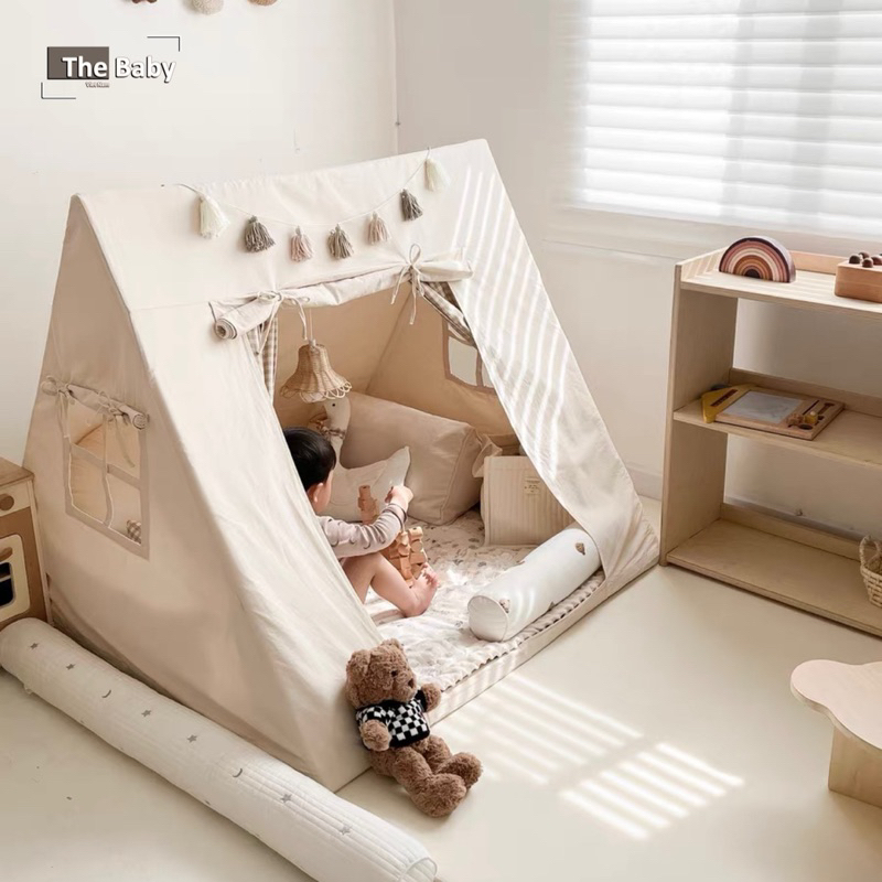 Lều vải Tam giác trẻ em cao cấp, phong cách Hàn Quốc