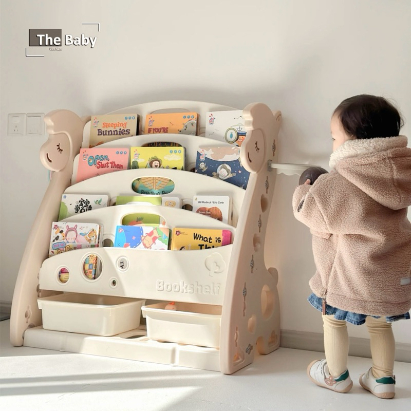 Kệ sách Giraffe trẻ em nhập khẩu cao cấp / Giraffe Bookshelf