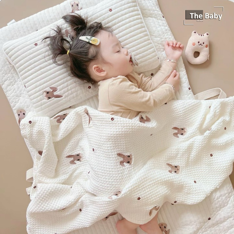 Bộ đệm chăn gối RABIT trẻ em nhập khẩu cao cấp / RABIT Bedding