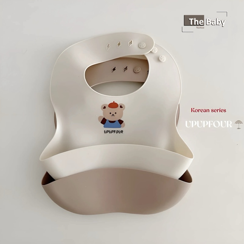 Yếm ăn dặm trẻ em UpupFour nhập khẩu cao cấp / UpupFour Bibs