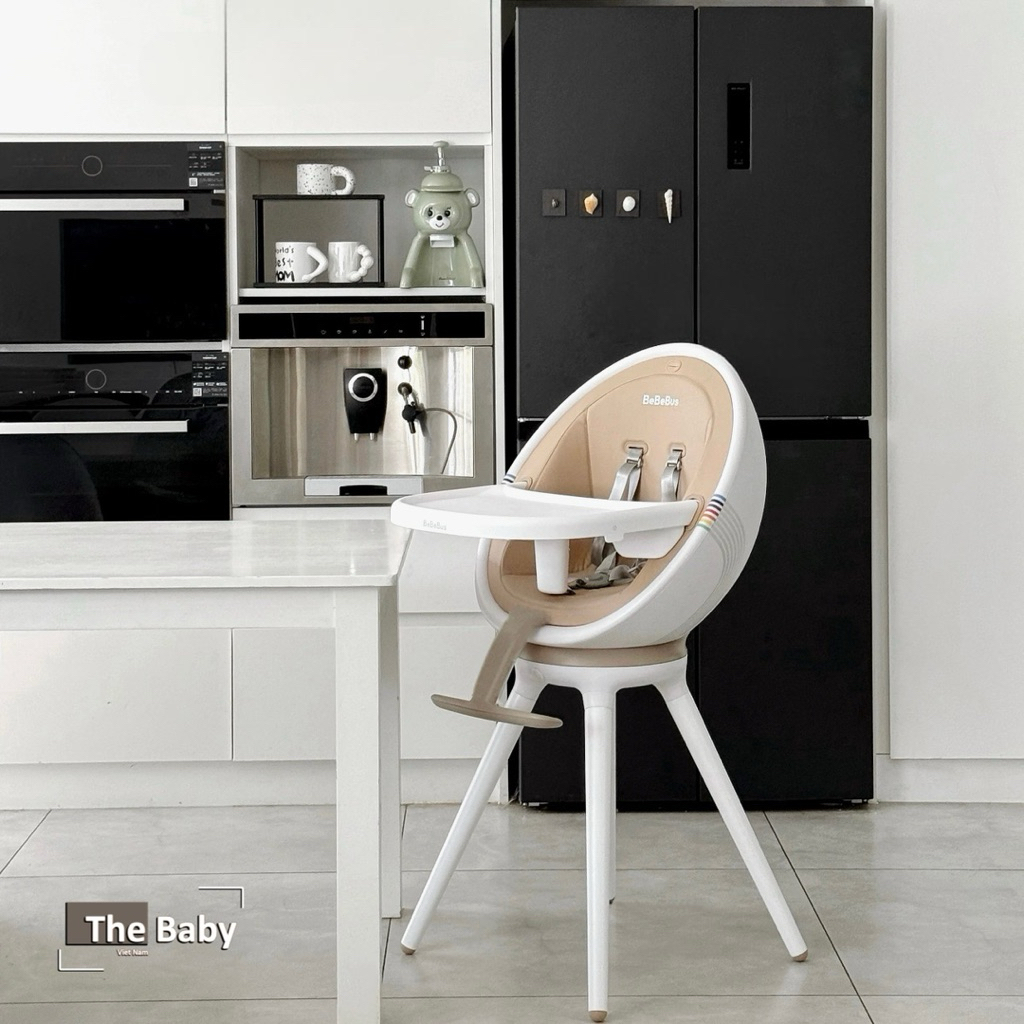 Ghế ăn dặm BEBEBUS trẻ em xoay 360 nhập khẩu chính hãng