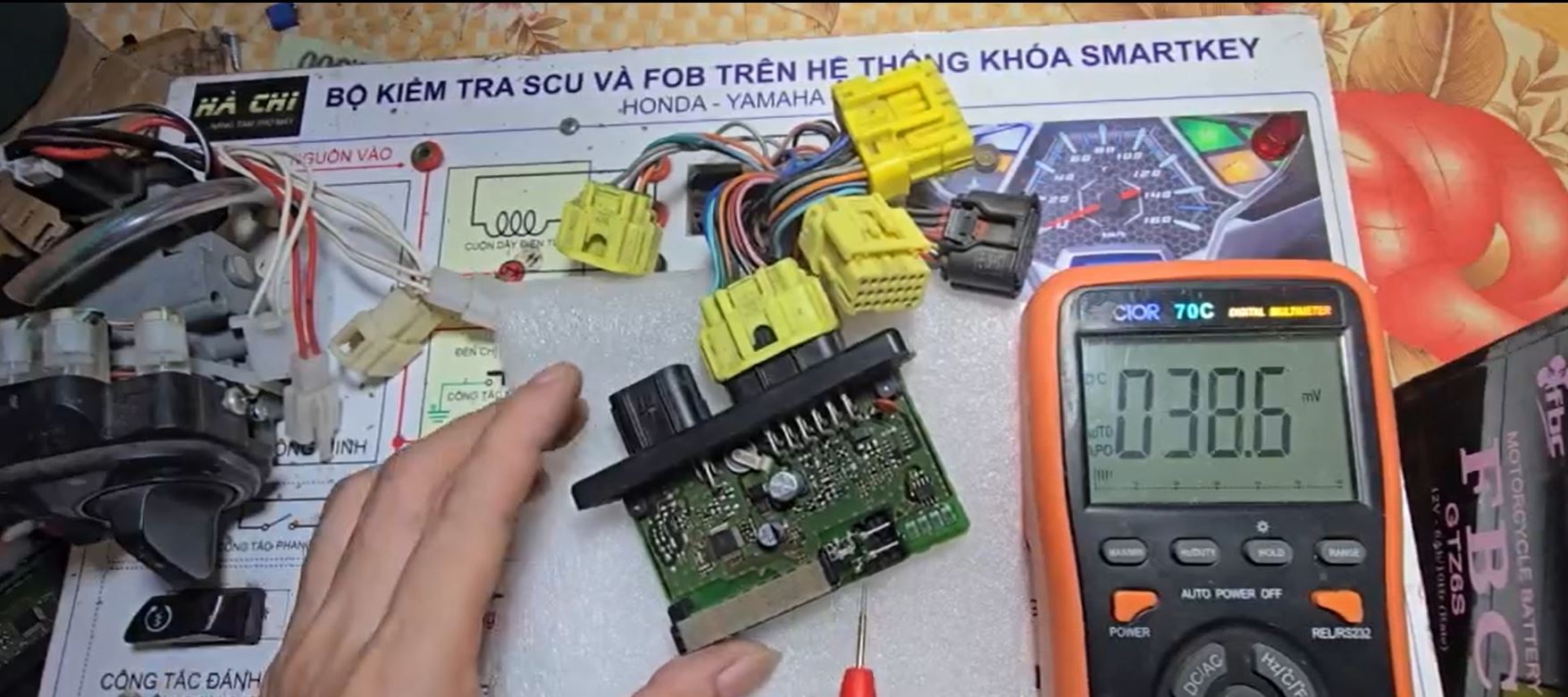 Hướng dẫn kiểm tra mạch phát sóng LF trong SCU - Thầy Lê Chí Thiêm