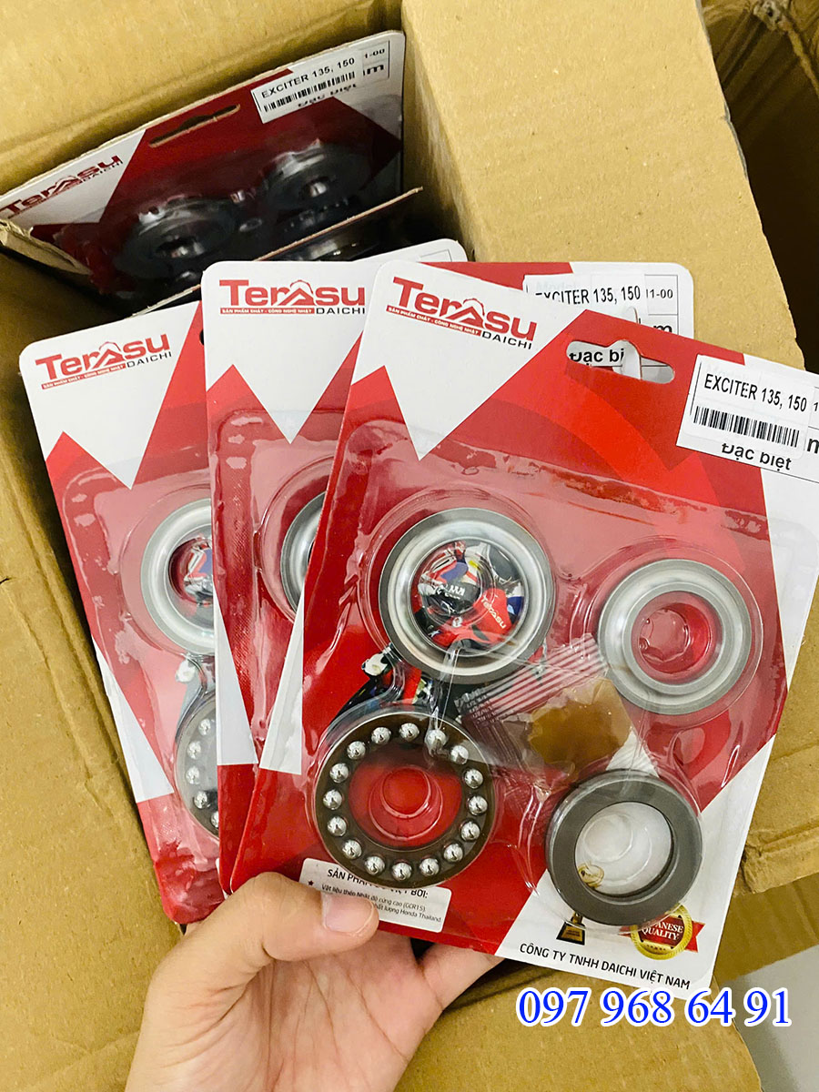 Bát Phốt Xe Máy Terasu – Giải Pháp Chấm Dứt Tiếng Kêu “Lộc Cộc” Ở Đầu Xe