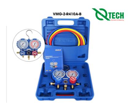 Bộ đồng hồ nạp gas đôi Value VMG-2-R410A-B