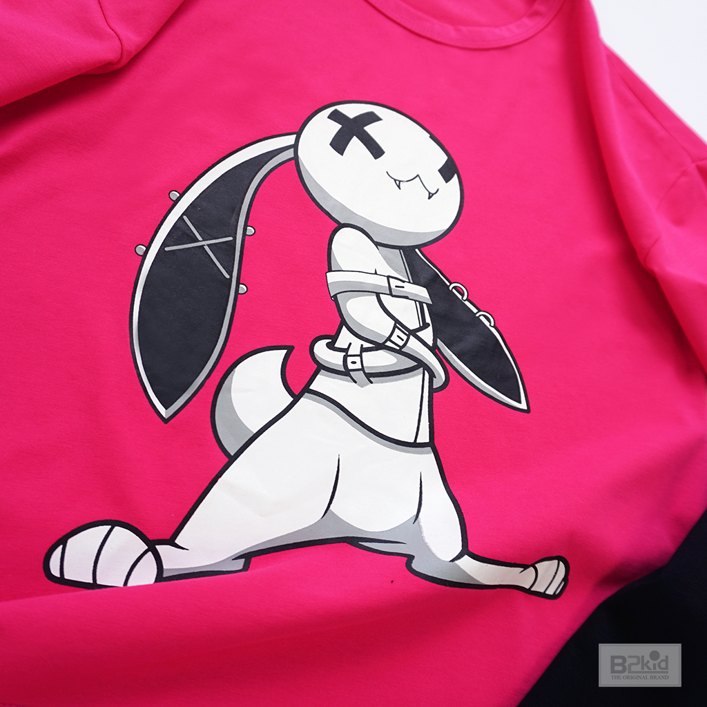 Bộ ngắn BG Bad Rabbit BG014 - Hồng