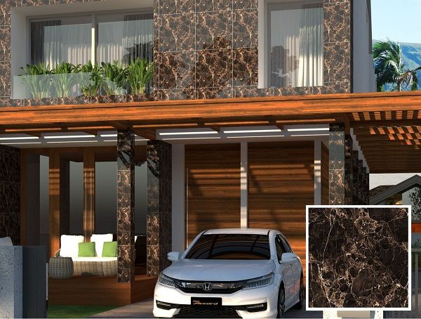 Mẫu gạch ốp Ấn Độ vân đá