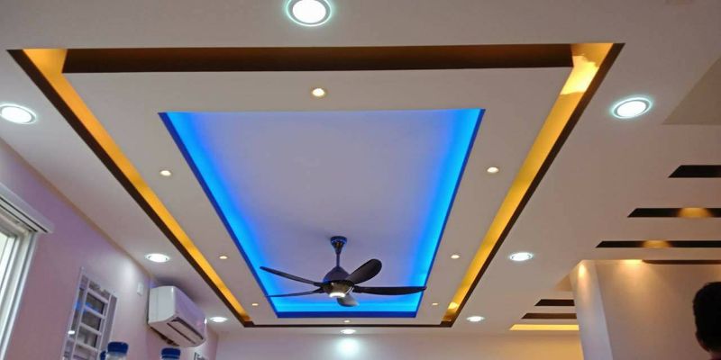 Mẫu trần thạch cao hình chữ nhật
