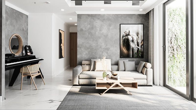 Mẫu Thi công thiết kế nội thất Chung cư